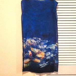 Silk Blue Scarf
